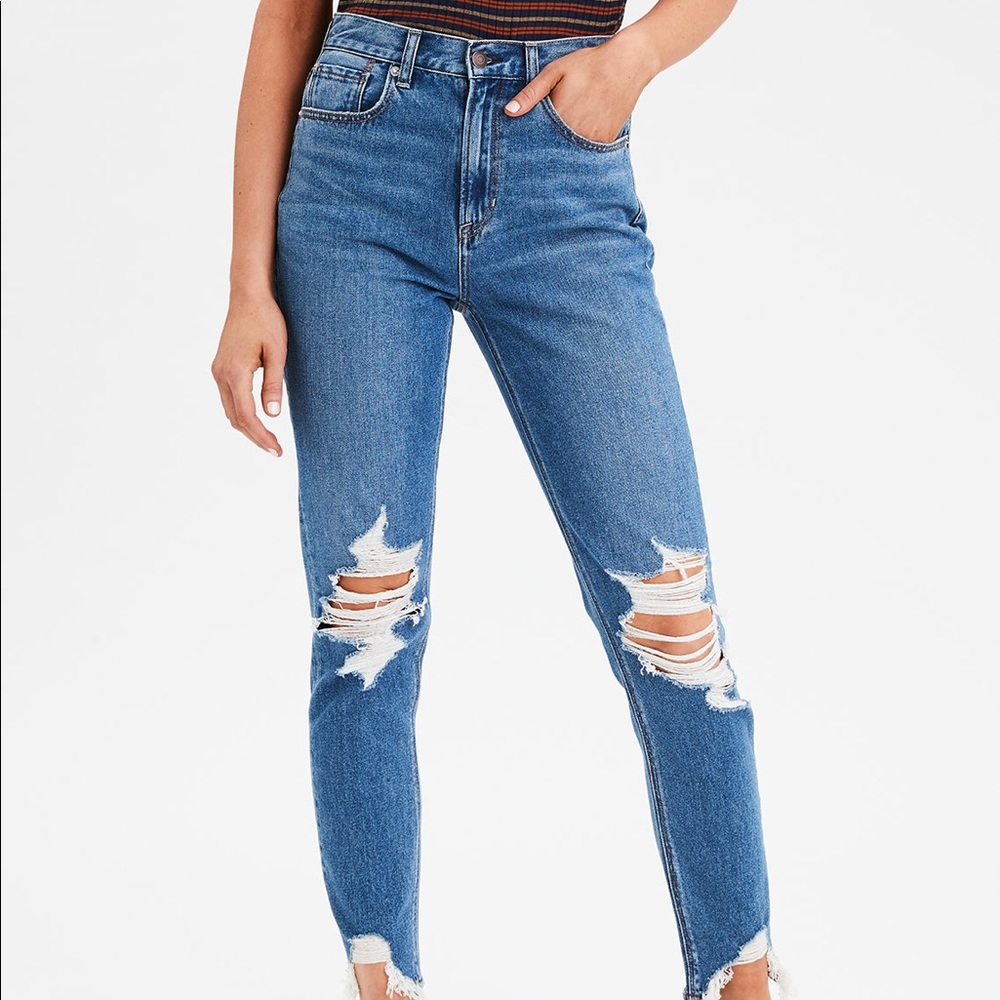 American Eagle mom jeans